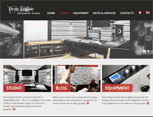 Tablet Screenshot of dyneenginestudio.com